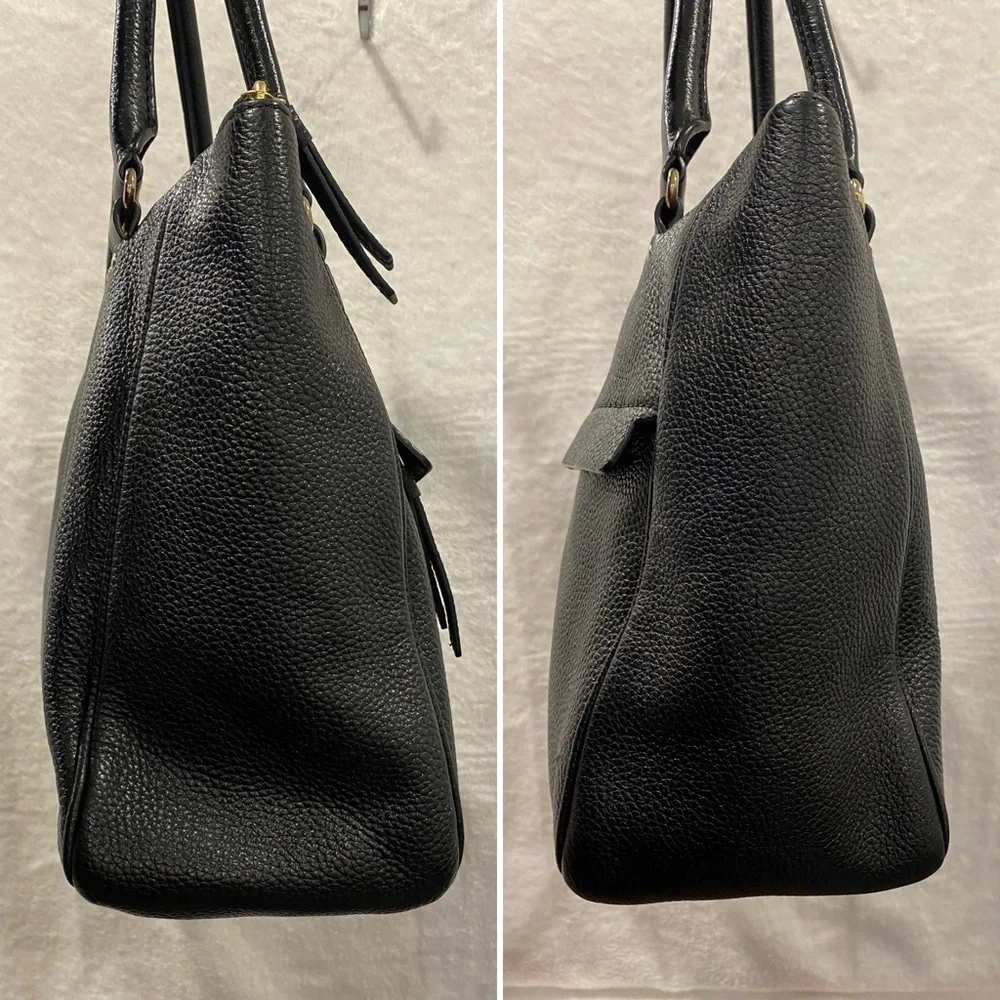 Kate Spade EUC Grant Park Alida Black Leather Tote - Picture 4 of 9